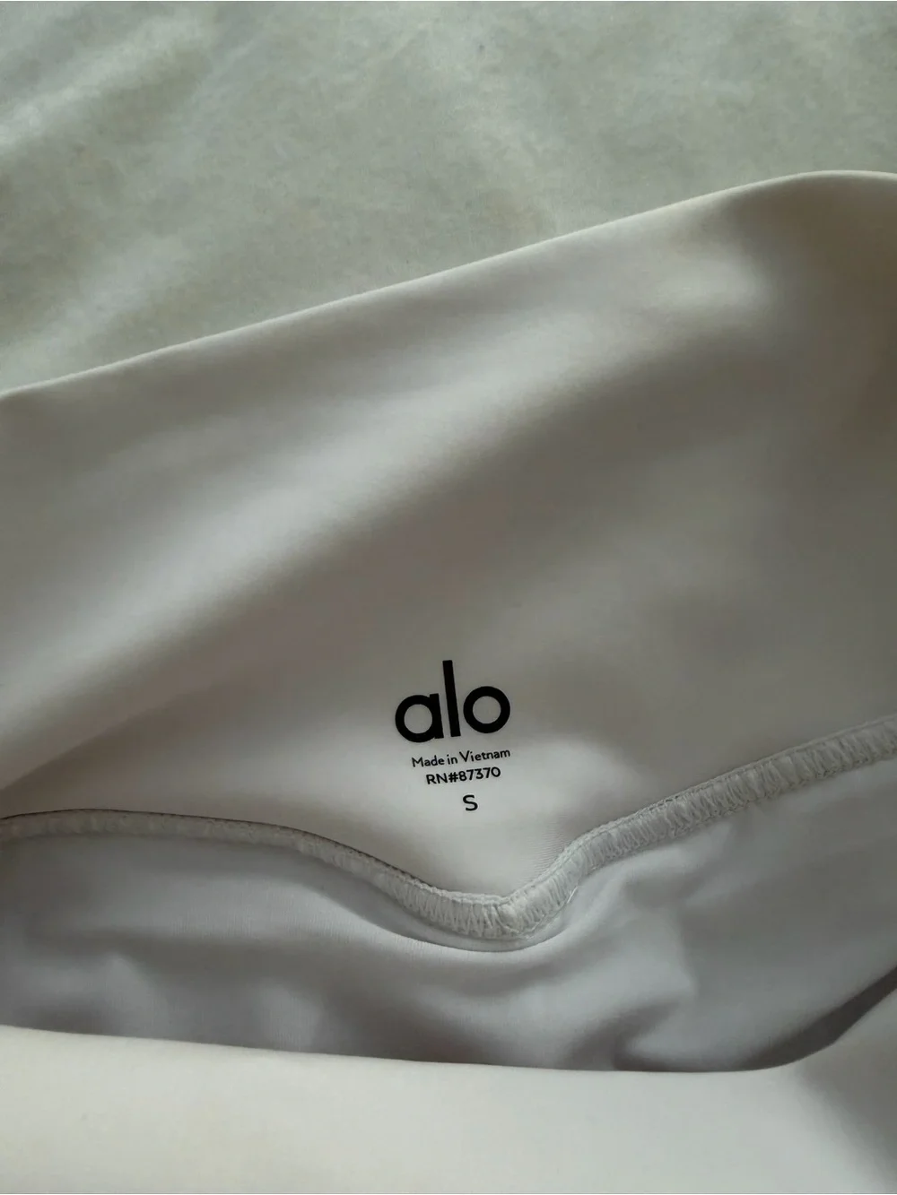 ALO Yoga White High-Waist Pleated Mini Skirt